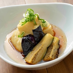秋茄子と豆腐の揚げだし