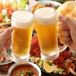 飲み放題をご用意しております。単品の飲み放題でも、料理のコースに付けてもどちらでも楽しめます。