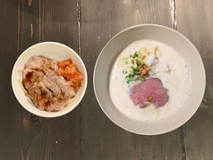 【ランチタイム限定】牛骨白湯らぁ麺+小ジンギスカン丼セット