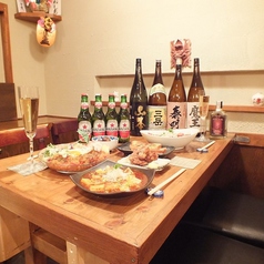 女子会や少人数での飲み会に◎4名様掛けのテーブル席がございます♪二次会、二軒目使いにもお勧めです！