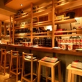 デートにもぴったりのカウンター席をご用意♪