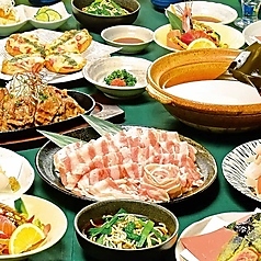 歓送迎会に♪【2時間飲み放題付き】《満足コース》刺身三種盛や野菜の天ぷら盛合わせなど全8品！ 5,000円の写真