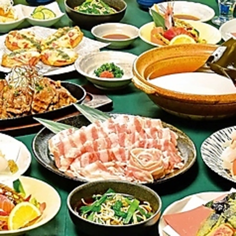 歓送迎会に♪【2時間飲み放題付き】《満足コース》刺身三種盛や野菜の天ぷら盛合わせなど全8品！ 5,000円の写真