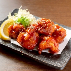 鳥一唐揚げ ヤムニョム風