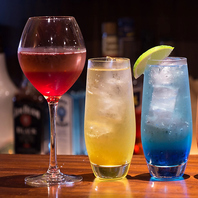 飲み放題×時間無制限コースあり！朝まで楽しめる♪