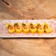 バン才名物！ たらことイクラのだし巻き卵