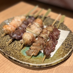 串焼き盛り合わせ５本【タレor塩】