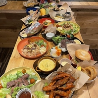 豊富なメニューで女子会やパーティーが華やかに！