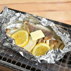鯛のレモンバターホイル焼き