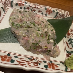 真鯛 塩なめろう