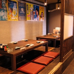 【2階席手前】全席掘りごたつ席・6名様席×1/4名様席×2