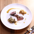 料理メニュー写真&nbsp;【肉料理】猪のもも肉のステーキ＆ラム肉のセロースとあばら肉の包み