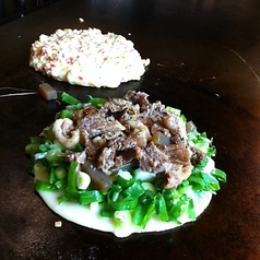 焼き牛すじねぎ焼