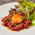 料理メニュー写真&nbsp;桜肉のユッケ仕立て