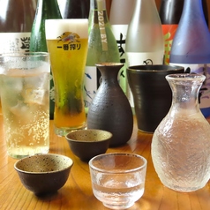 日本酒・焼酎・ビール・サワー・梅酒など豊富なお酒を♪