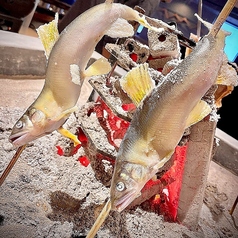 鮎の塩焼き