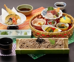 花籠天ざるそば膳