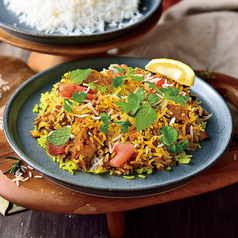 本日のビリヤニ ミントソース・ライタ付