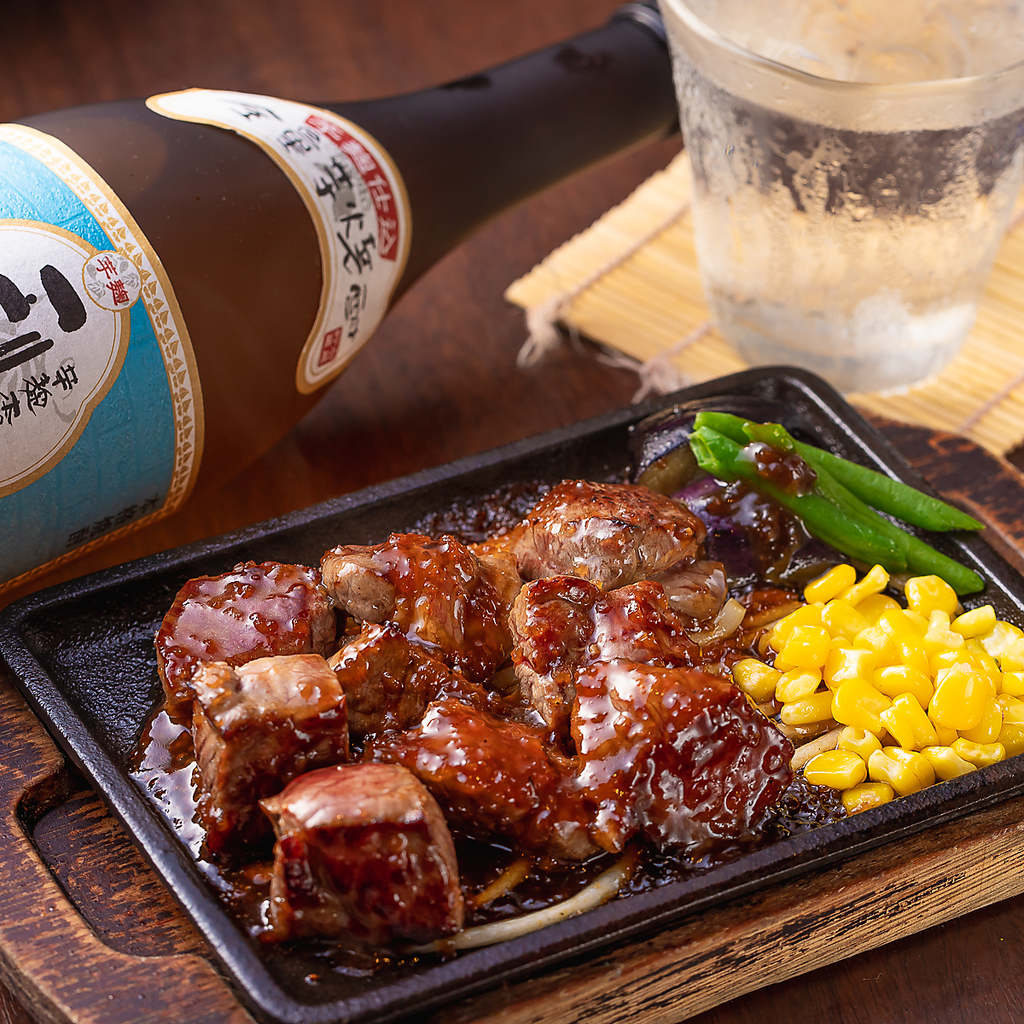 [和牛の一口ステーキ]11品5,000円【日～木3H制・金土祝前2H制スタンダード飲み放題付】