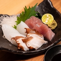 鳴門で採れた新鮮な魚介をご堪能◎豪華なお造り盛合せ♪