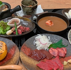 桜鍋 ふもとのコース写真