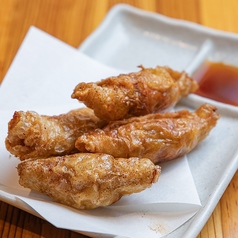 鶏皮餃子