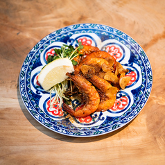 ガリバタシュリンプ ～煮干し粉とレモン～