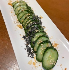 自家製きゅうりの一本漬け