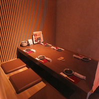 全4テーブル！半個室席完備
