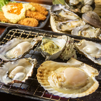 飲み放題付きコース。名物料理を美酒と共に。