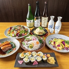 "居酒屋縁"の宴会コース2時間飲み放題付5000円