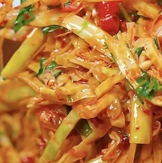 たけのこの麻辣ソース和え