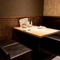 お席のみのご予約もOK！人気の個室は2名様～◎