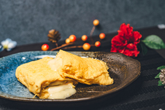 鉄板だし巻玉子　チーズ