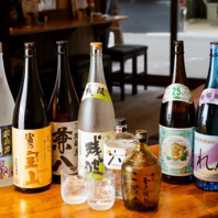 全国各地から厳選した日本酒を豊富にご用意。