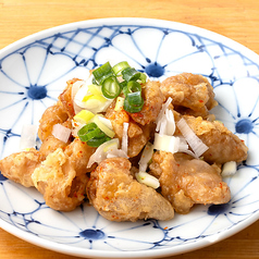 ぴり辛もつ唐揚げ