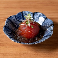 丸ごとだし漬けトマト 土佐酢ジュレ