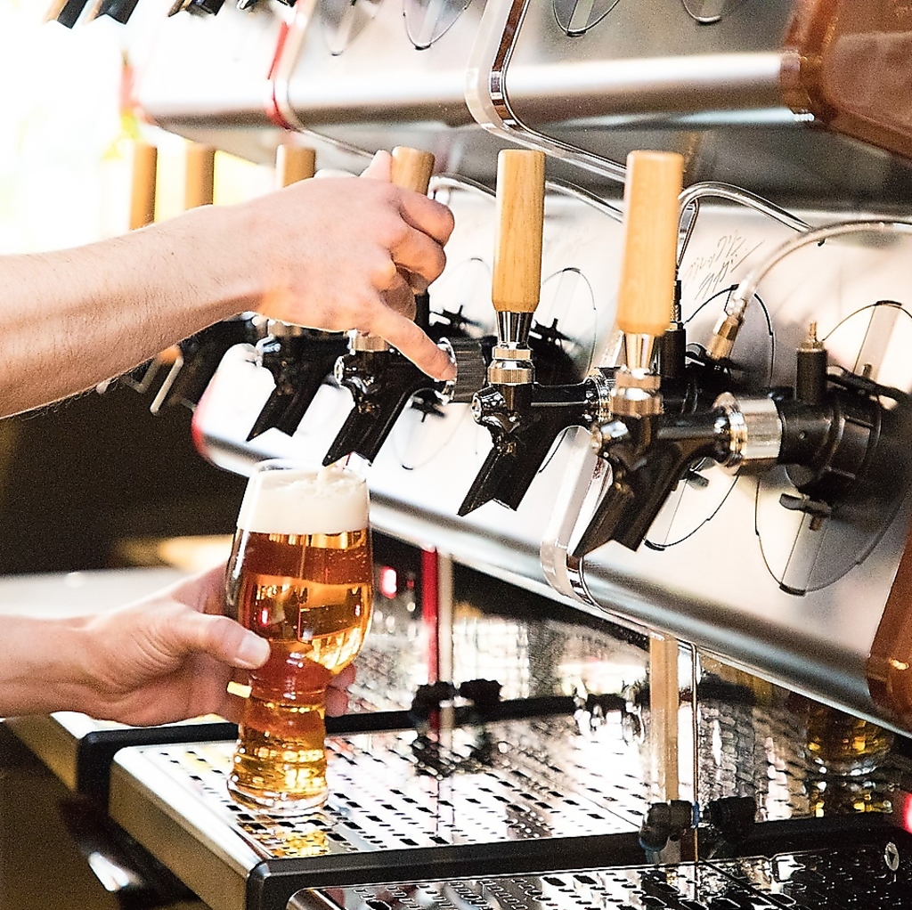 常時19種のクラフトビールをご用意◎自分好みの極上のクラフトビールを見つけよう！