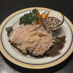 蒸し鶏上海風