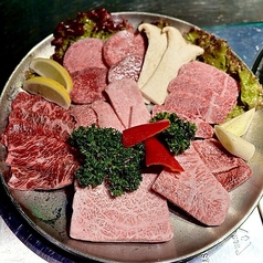 特上牛肉盛り合わせ