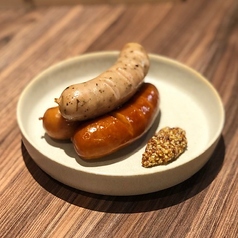 3種ソーセージの盛り合わせ