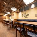 レイアウト自在のテーブル席多数★