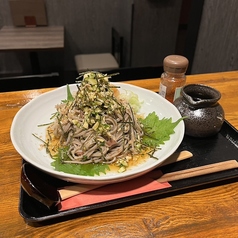山形のだし冷しぶっかけ蕎麦