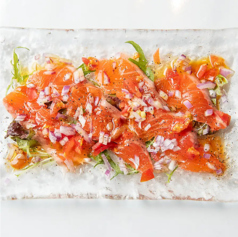 国産サーモンのカルパッチョ