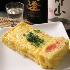 明太子の玉子包み焼き