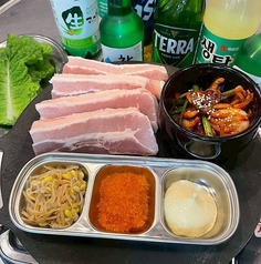 【スタッフのオススメ】チュクミサムギョプサルセット(1人前)