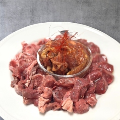 特ひつじ盛り合わせ【もやしと玉ねぎ付き】