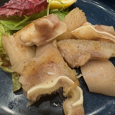 厚切り豚耳ポン酢
