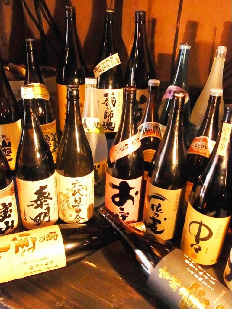 銘酒をそろえました!!稀に旬のお酒も入りますのでスタッフまで。