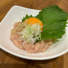 マグロ塩ユッケ